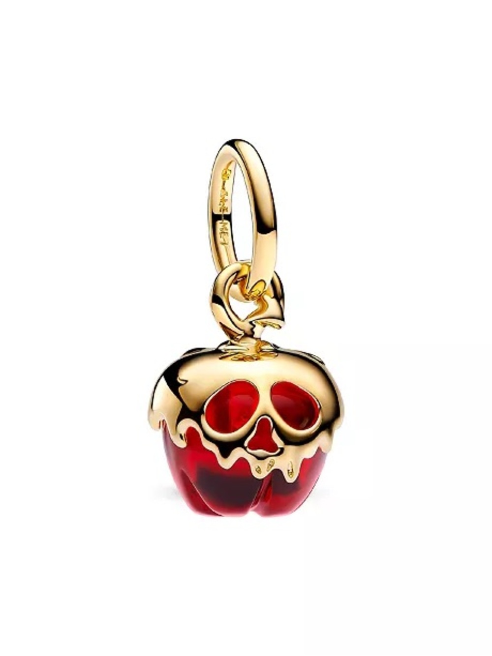 Pandora 14K Gold-Plated Disney Villains Evil Queen Apple Dangle Charm